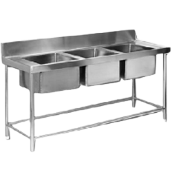 3 Sink Washing Unit